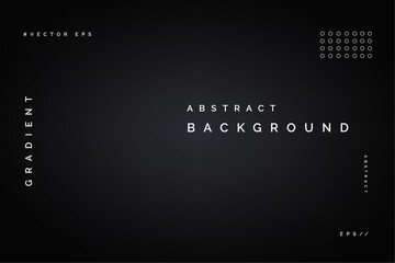 Abstract Black Gradient Template Background Vector