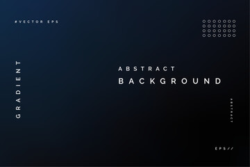 Vector Background Template with Dark Blue Gradient