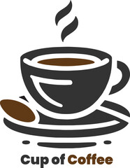 cup of coffee with Coffee Beans