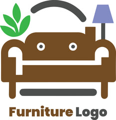 Modern Furniture Vector Logo