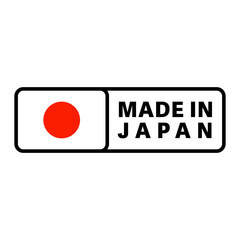 MADE IN JAPAN icon. Vector.