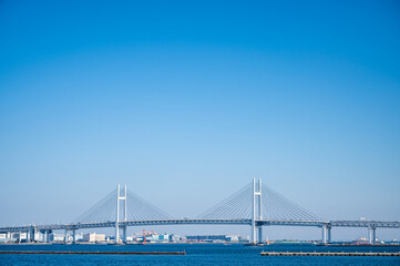 神奈川県横浜市みなとみらいの都市風景