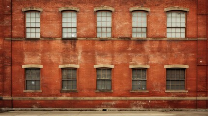 Obraz premium design brick building exterior