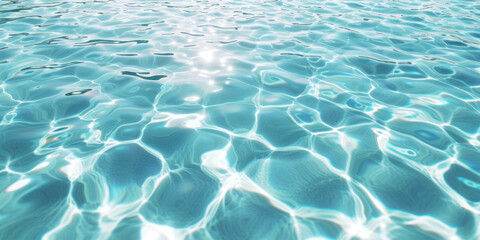 Fototapeta na wymiar Blue water waves and ripples background