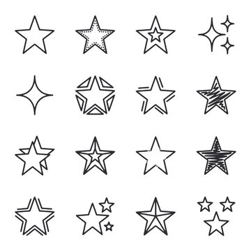 set of stars icon