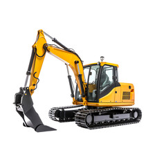PNG Image of Isolated Excavator
