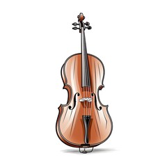 Violin: A beautiful bowed string instrument, renowned for its rich, expressive tones.