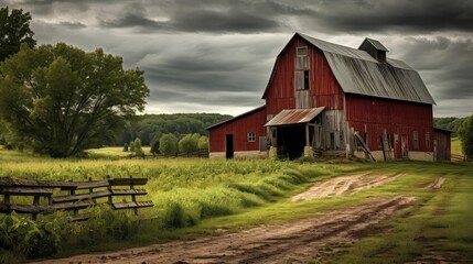 Obraz premium country barn theme