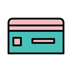 Obraz premium Identity Profile Card Filled Outline Icon