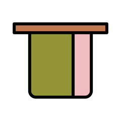 Atm Business Cash Filled Outline Icon