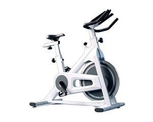 Indoor Cycling Machine on white background