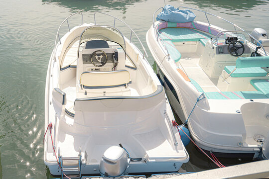 Pleasure boat for excursion and tourist trips on lakes and seas.