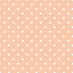 Seamless colorful polka dot pattern vector - 734486335
