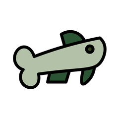 Fish Marine Animal Filled Outline Icon