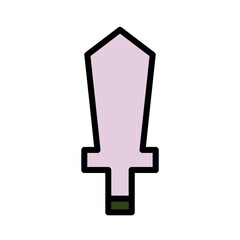 Ocean Pirates Sailor Filled Outline Icon