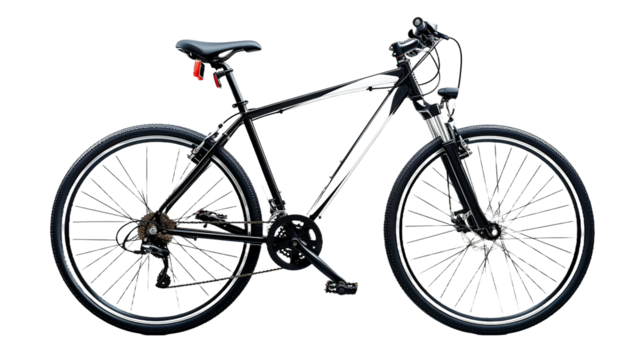 bicycle isolated on white