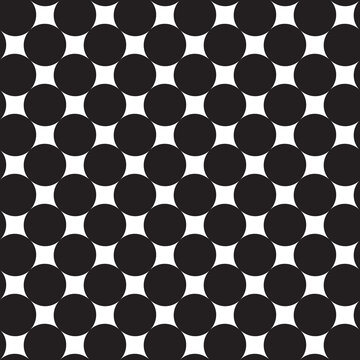 Geometric Seamless Pattern in Black and White Colors.Perfect for wallpapers, backgrounds, prints, stationery