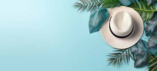 summer background for relaxing on the beach, for text, invitations, posters, holidays etc