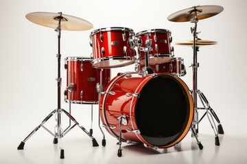 Obraz na płótnie Canvas Drum Kit: The rhythmic backbone of a rock band