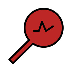 Arrow Chart Data Filled Outline Icon