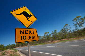 Kangaroo sign, Australia