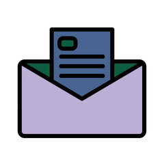 Meeting Team Email Filled Outline Icon