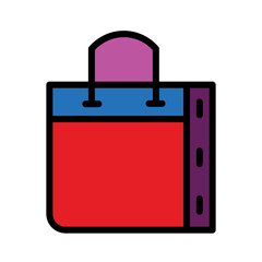 Bag Cart Buy Filled Outline Icon