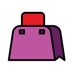 Bag Cart Buy Filled Outline Icon