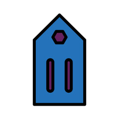 Buy Label Price Filled Outline Icon