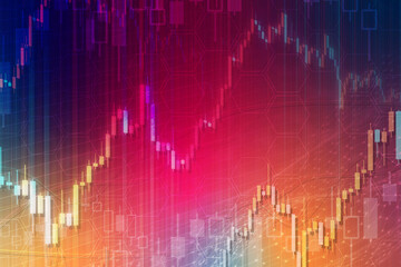 経済のイメージ背景 素材、株や為替、FXの背景イラスト