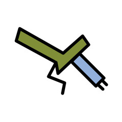 Petrol Refueling Tool Filled Outline Icon