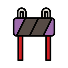 Fototapeta premium Labor Repair Safety Filled Outline Icon