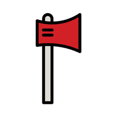 Axe Labor Tool Filled Outline Icon