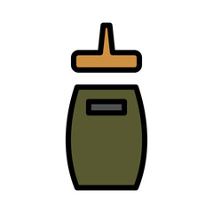 Chipper Kitchen Tool Filled Outline Icon