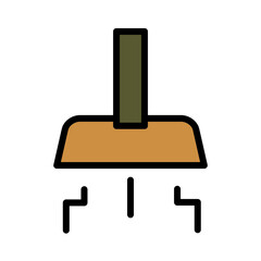 Exhaust Hood Kitchen Filled Outline Icon