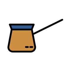 Drink Hot Kitchenware Filled Outline Icon