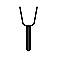Fork Kitchen Tool Filled Outline Icon