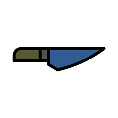 Kitchenware Knife Set Tool Filled Outline Icon
