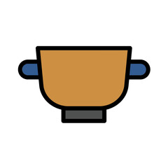 Kitchen Food Cooking Filled Outline Icon
