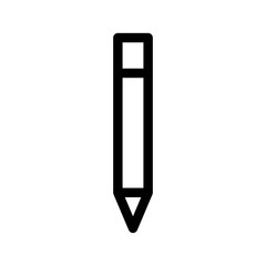Pencil Icon Vector Symbol Design Illustration