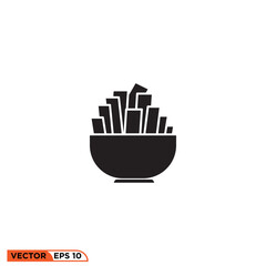 Food icon design vector graphic of template, sign and symbol