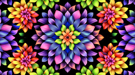Obraz premium Optical illusion, charming abstract pattern background
