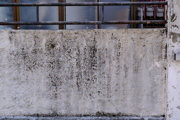 gray cracked old wall