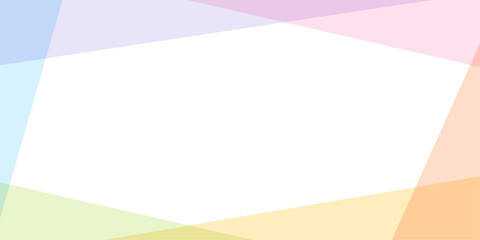 シンプルでカラフルなフレーム