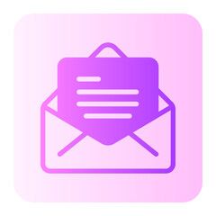 email gradient icon