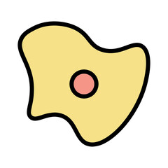 Bruch Egg Food Filled Outline Icon