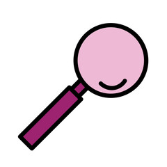 Office Supply Zoom Filled Outline Icon