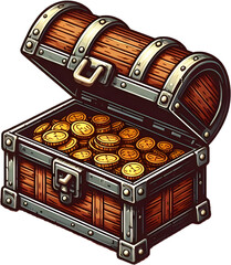 treasure box - 보물상자. Generative AI