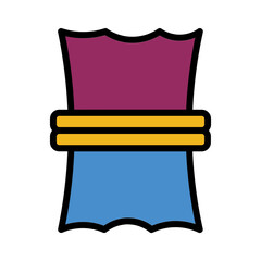 Farm Farming Hay Filled Outline Icon