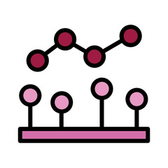 Analysis Data Graph Filled Outline Icon